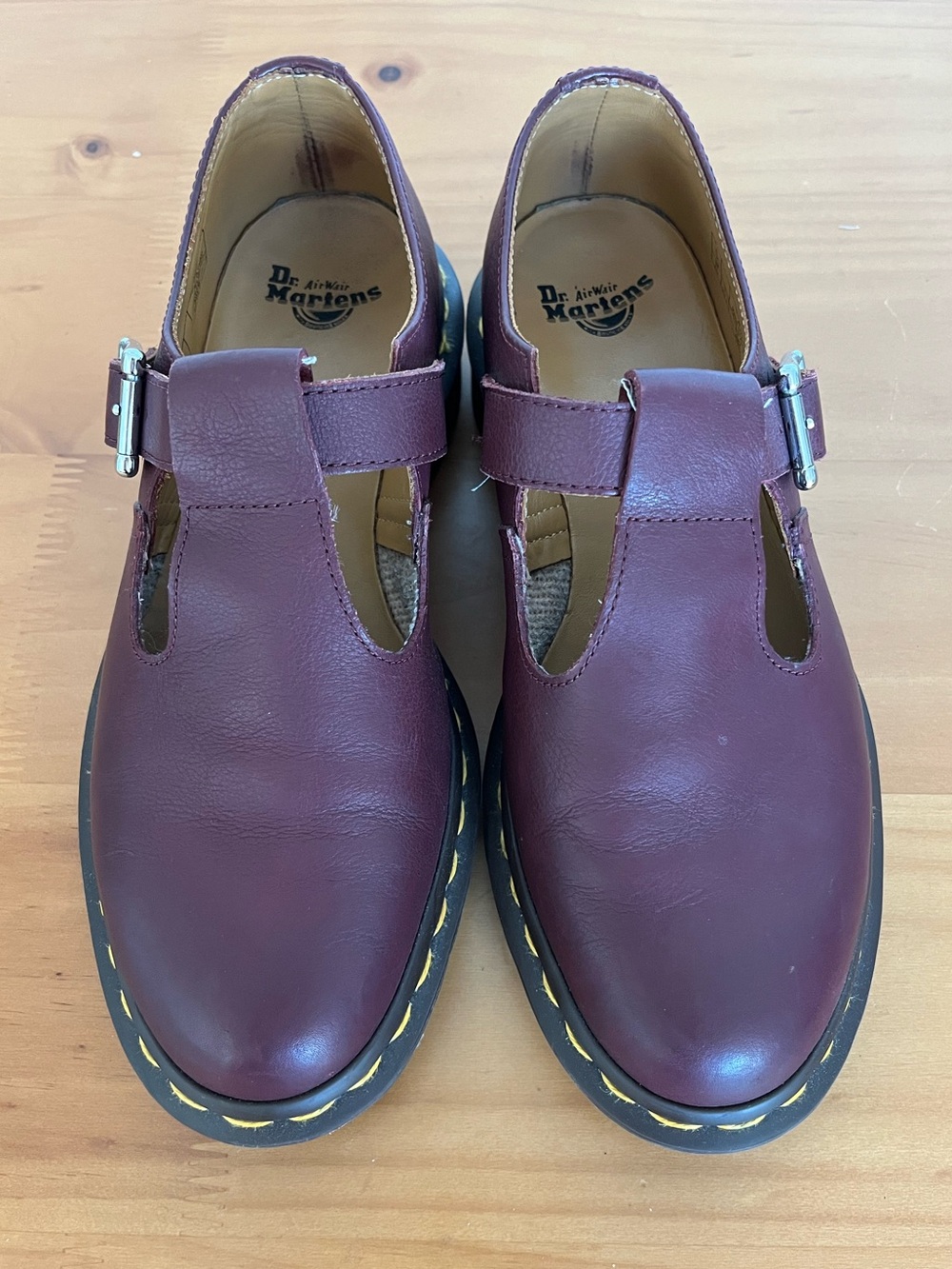 Dr. Martens Burgundy Mary Jane Oxford